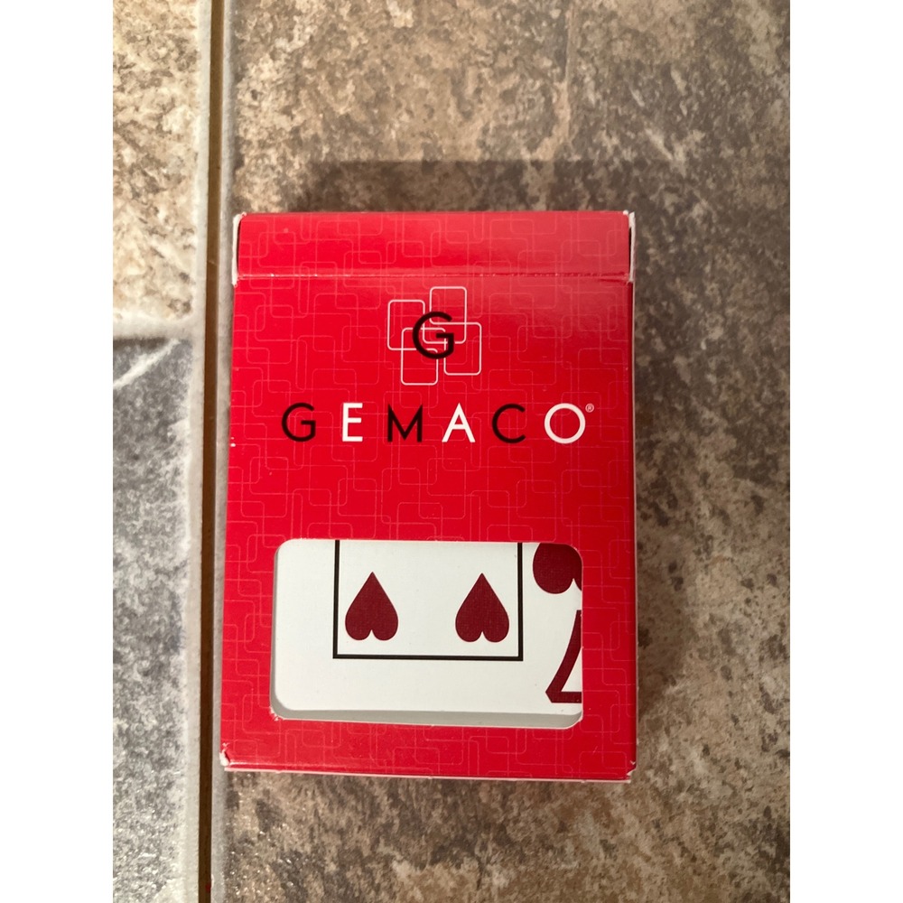 Gemaco Playing‎ Cards Red Box Gemseal CCL 10 Spades Game Cards